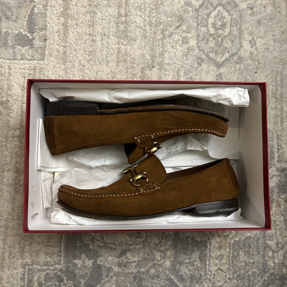 Salvatore Ferragamo Suede Loafers